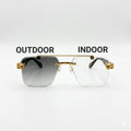 PHOTOCHROMIC - METAL - DOUBLE BEAM - INDOORS - OUTDOORS - PARTYWEAR