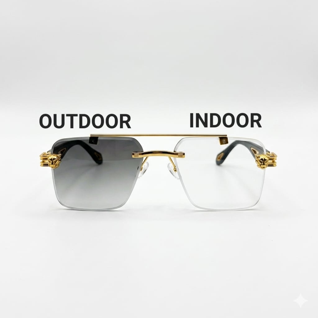 PHOTOCHROMIC - METAL - DOUBLE BEAM - INDOORS - OUTDOORS - PARTYWEAR