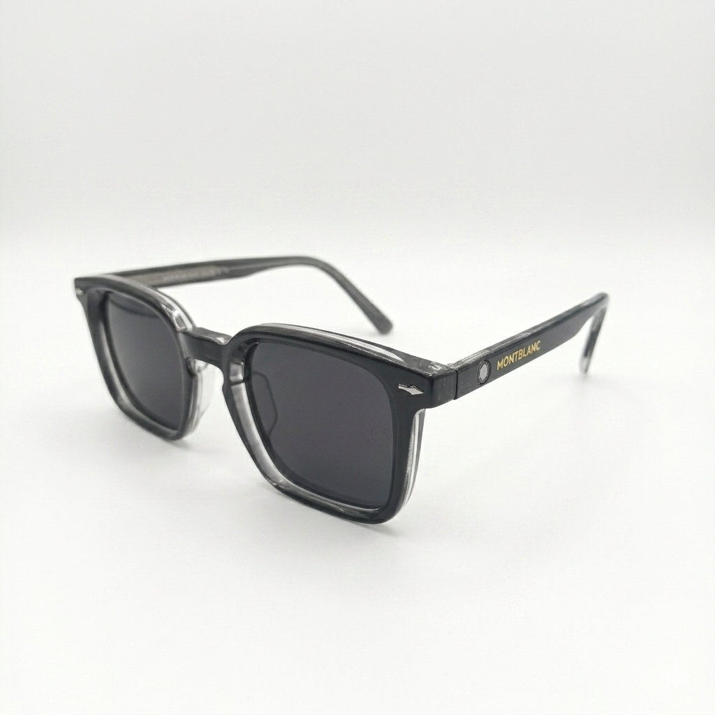 MB 7705 - SUNGLASS - SQUARE - BLACK - POLARISED - FLEXIBLE