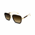 MAYBACH 2233 - SUNGLASS - DOUBLE BEAM - GOLDEN - BROWN - DOUBLE SHADED - NAVIGATOR SQUARE - OVERSIZE