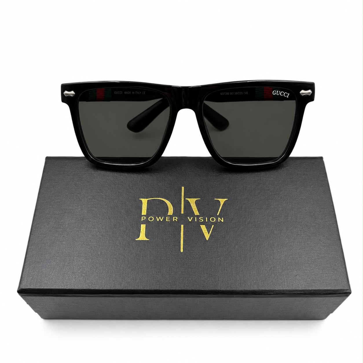 GC 1390 - SUNGLASS - SQUARE - GLOSSY BLACK - UV - BRANDING - QUALITY - PREMIUM