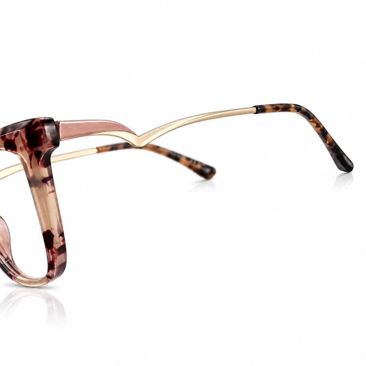 TR 5055 - EYEWEAR - LADIES - CATEYE - PEACH TORTOISE - OVERSIZED