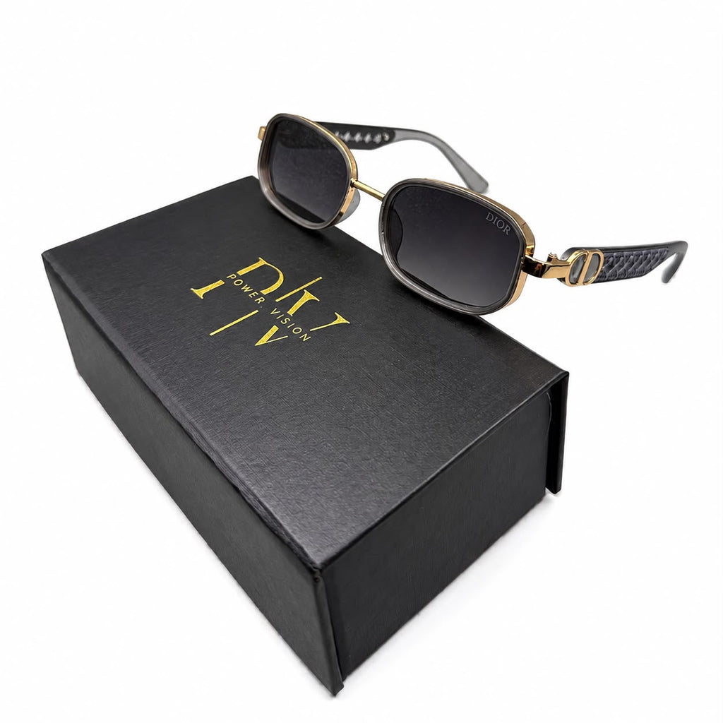 CD 23573 - UNIQUE - SOFT RECTANGULAR - GOLDEN - MATTE GREY - GREY GRADIENT - BRANDING TEMPLE - PREMIUM