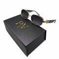 CD 23573 - UNIQUE - SOFT RECTANGULAR - GOLDEN - MATTE GREY - GREY GRADIENT - BRANDING TEMPLE - PREMIUM