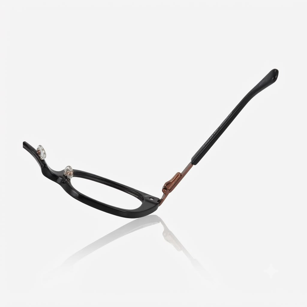 EYEWEAR 2003 - LADIES - BLACK - CATEYE - DESIGNER - DAILYWEAR - SPRING HINGES
