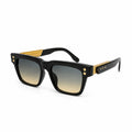 DT98312 - SUNGLASS - BOLD - BLACK - SMOKE GREY LENSES - PREMIUM - TRENDY