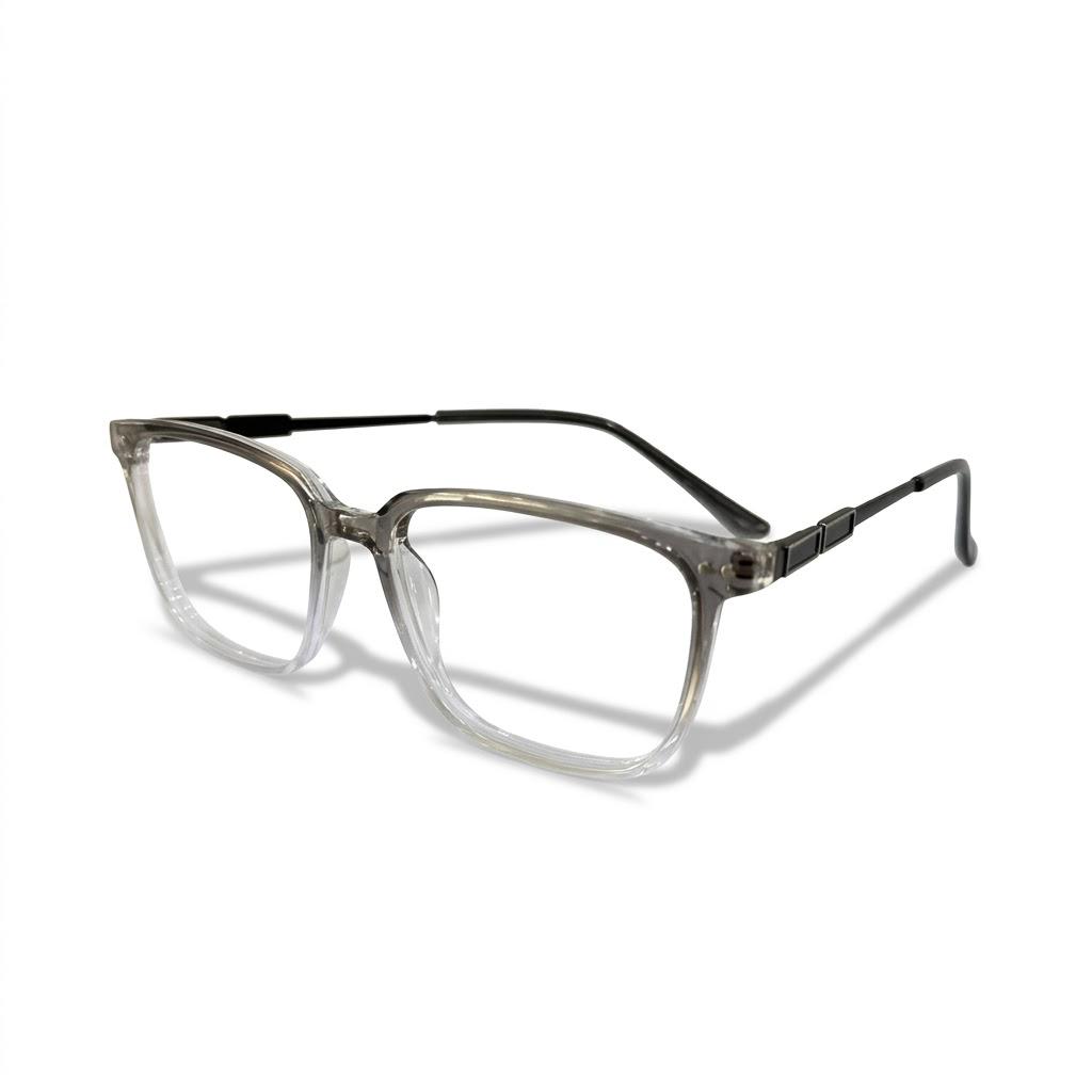 TR 251127 - EYEGLASS - SQUARE - GREY TWO TONE - WEIGHTLESS - UNISEX