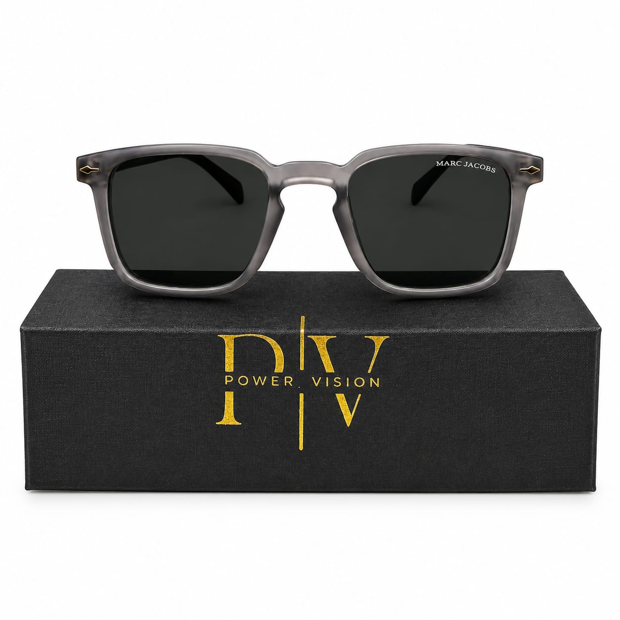 MJ 1124 - SHADES - MATTE GREY - MATTE BLACK - SIDE DETAILING - PREMIUM