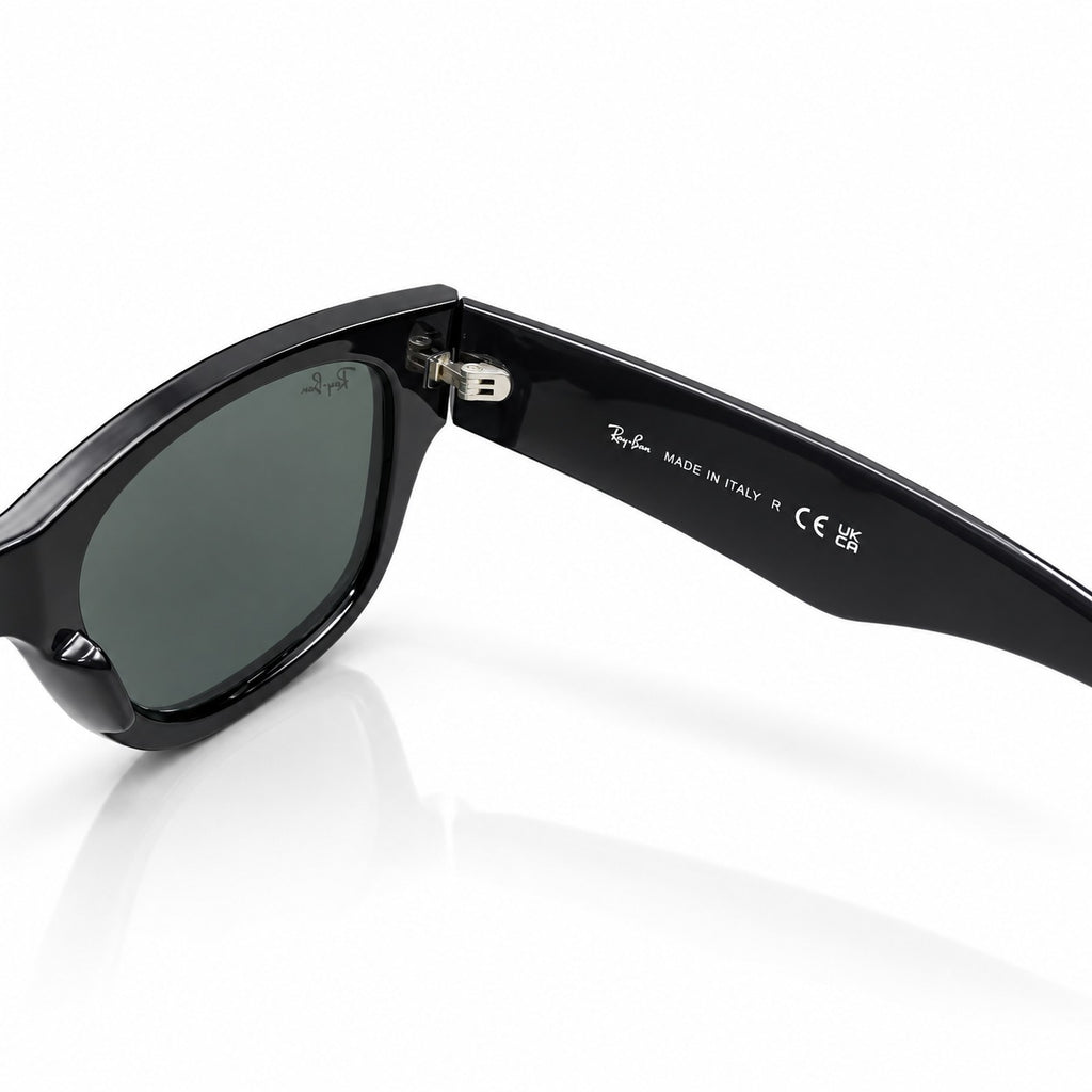 RB 0840 - MEGA WAYFARER - BLACK - ACETATE - SQUARE - UNISEX - HIGH QUALITY