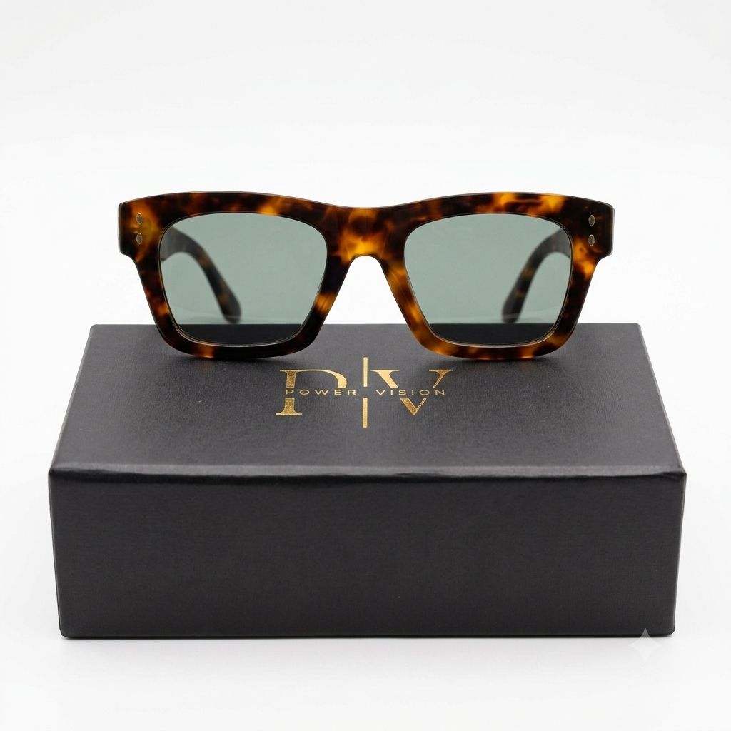 SUNGLASS 026474 - SQUARE - POLARISED - PRINTED - BLACK - UNISEX