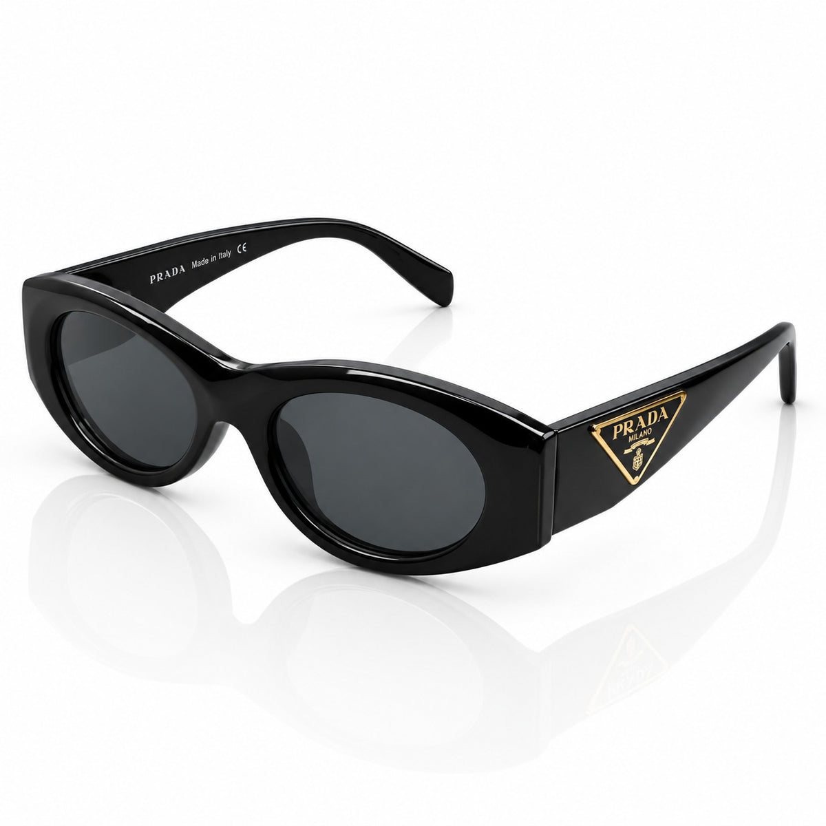 PR 6081 - GORGEOUS - BOLD - BLACK - OVAL CATEYE - WOMEN - PREMIUM