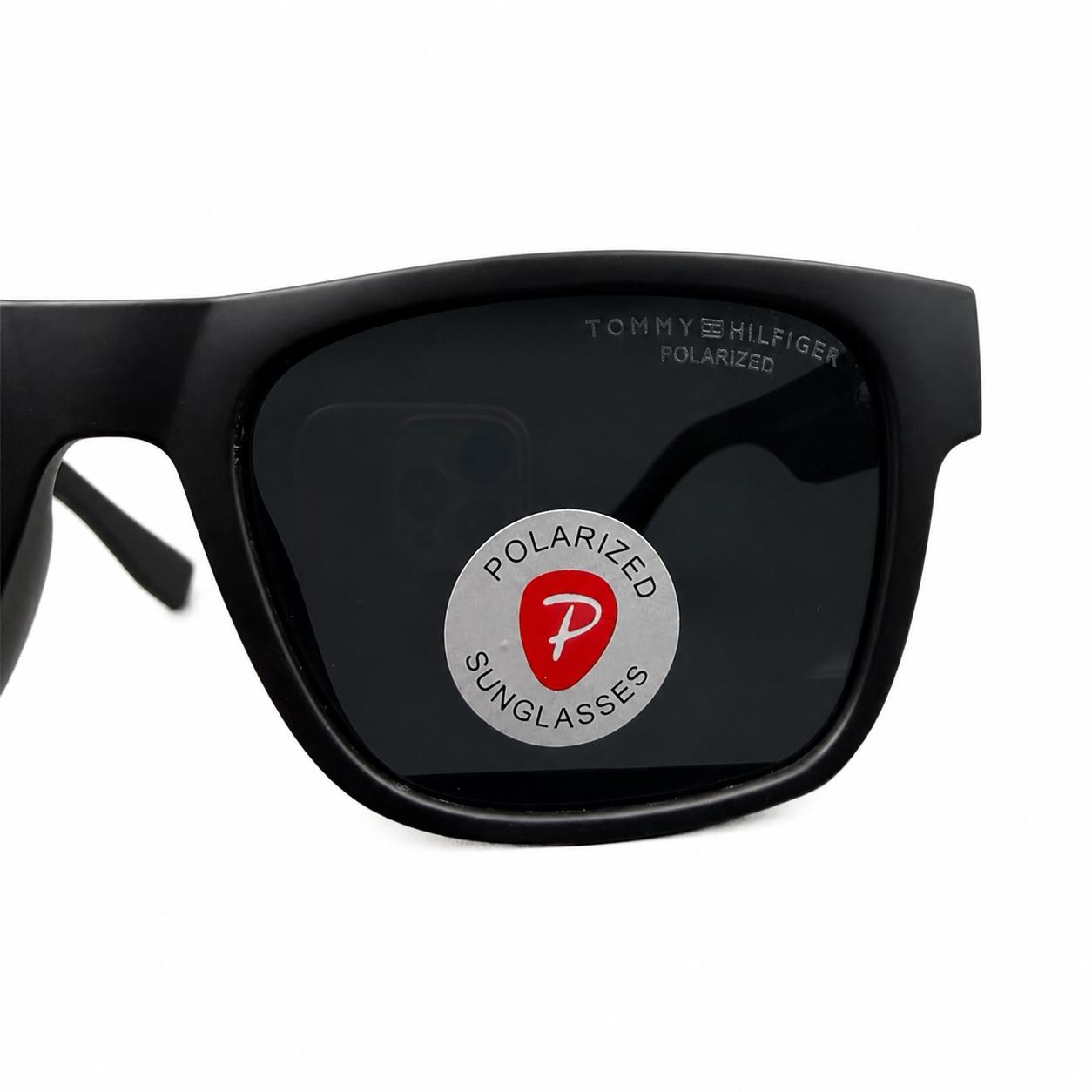 TH 2429 - SOPHISTICATED - SQUARE - MATTE BLACK - POLARISED - SPRING SIDES BRANDING - ACETATE - PREMIUM