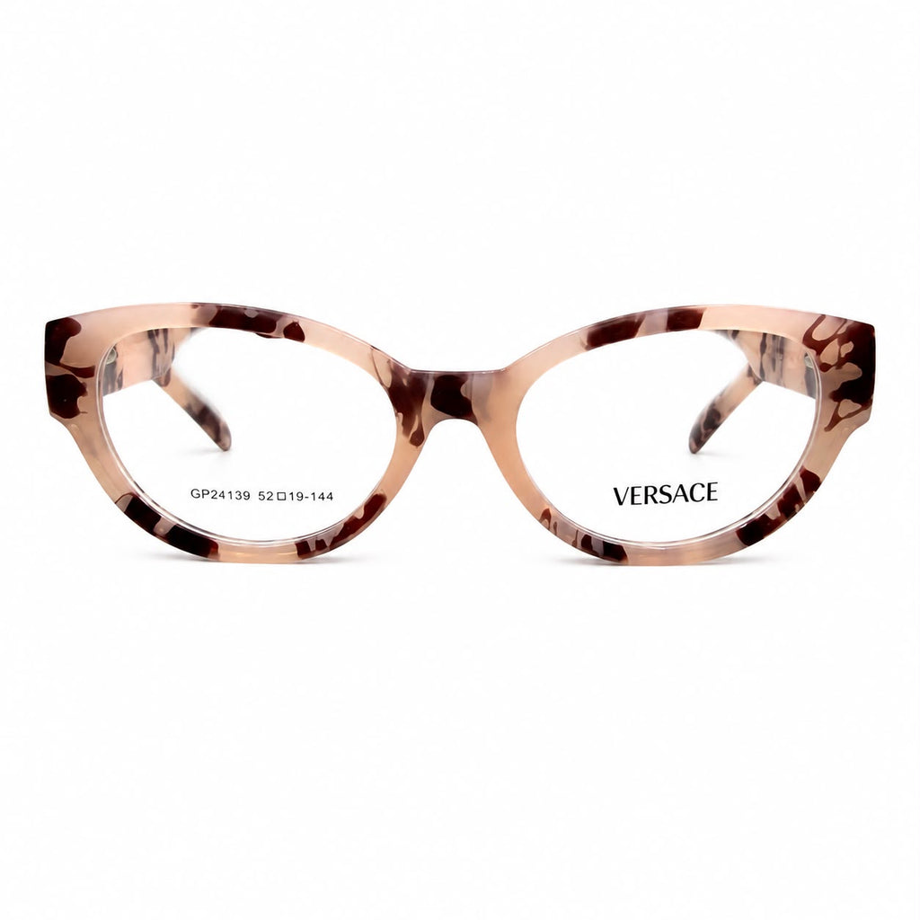 VERSACE 24139 - GORGEOUS - PEACH TORTOISE - CAT EYE - WOMEN - PREMIUM - QUALITY
