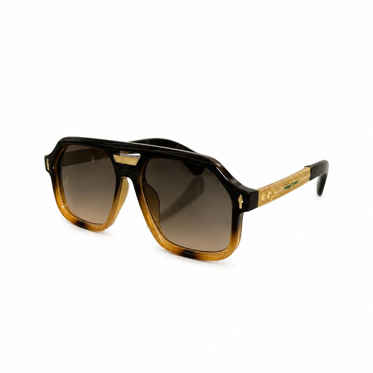 DITA 98408 - OVERSIZED SQUARE - BLACK - BROWN HAVANA - UV - MEN - PREMIUM