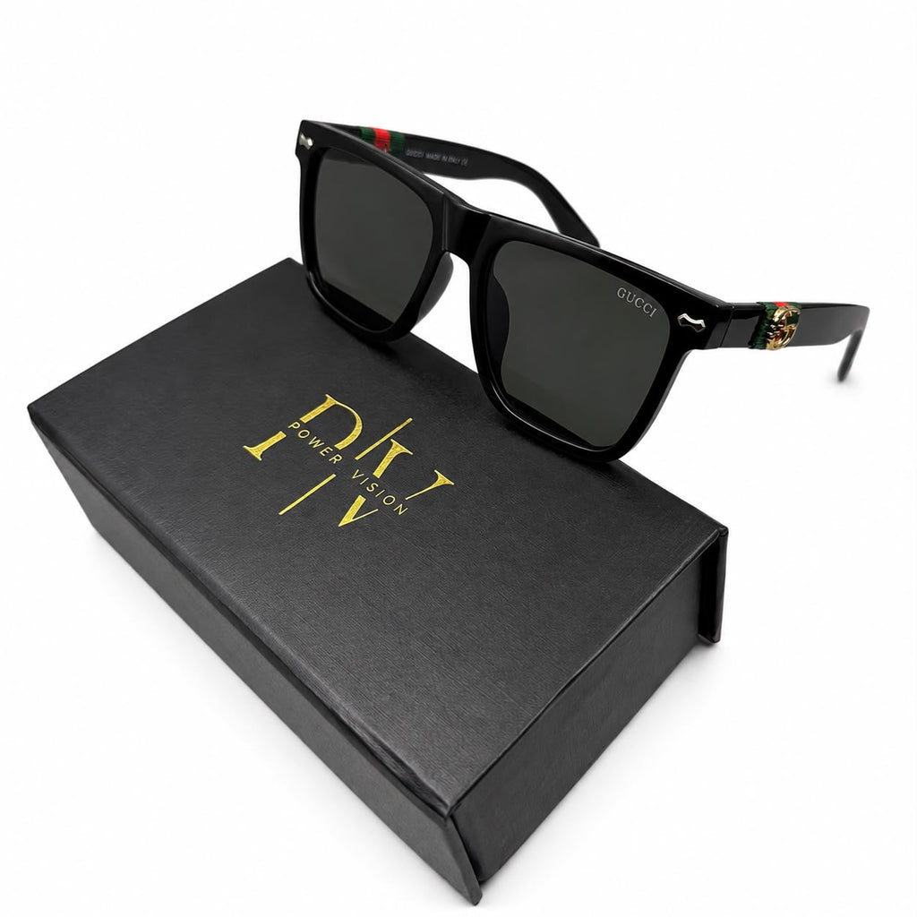 GC 1390 - SUNGLASS - SQUARE - GLOSSY BLACK - UV - BRANDING - QUALITY - PREMIUM