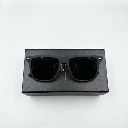 BB 4182 - SUNGLASS - MATTE BLACK - SQUARE - UV - PREMIUM - UNISEX