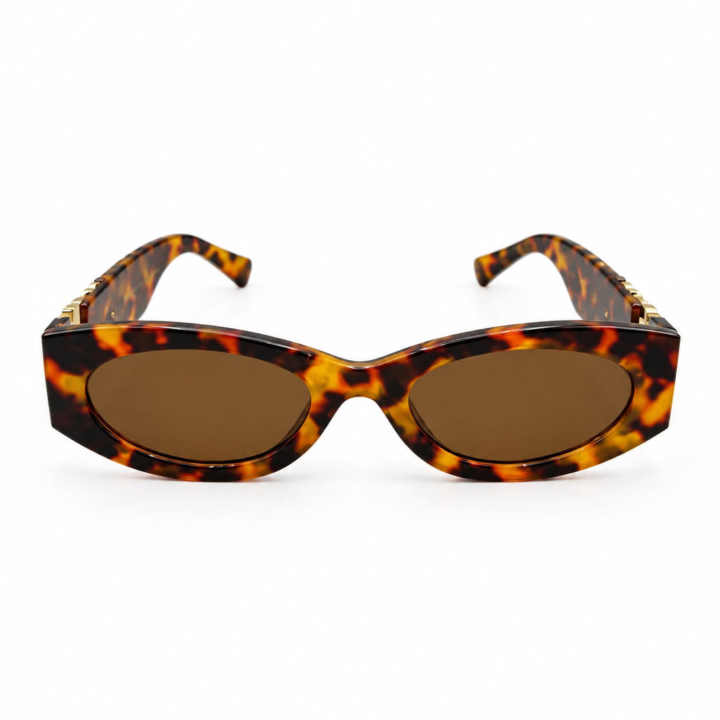 MIU MIU 6152 - BOLD - TRENDY - OVAL CATEYE - TORTOISE - BROWN - WOMEN