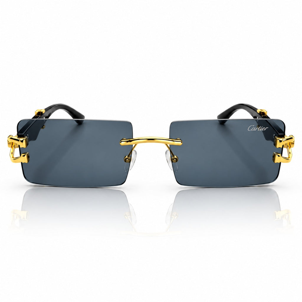 CARTIER - TRENDY - CHEETAH S/G - BLACK GOLDEN - SQUARE - CLEARANCE SALE