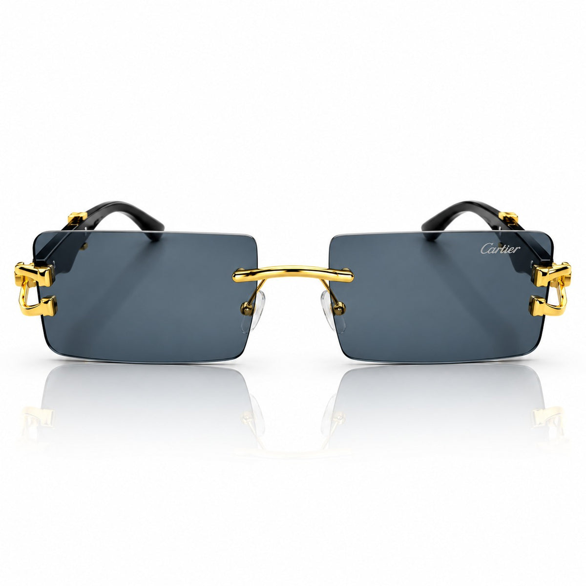 CARTIER - TRENDY - CHEETAH S/G - BLACK GOLDEN - SQUARE - CLEARANCE SALE