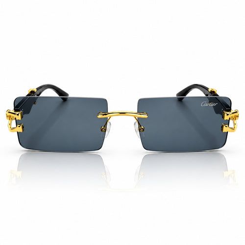 CARTIER - TRENDY - CHEETAH S/G - BLACK GOLDEN - SQUARE - CLEARANCE SALE
