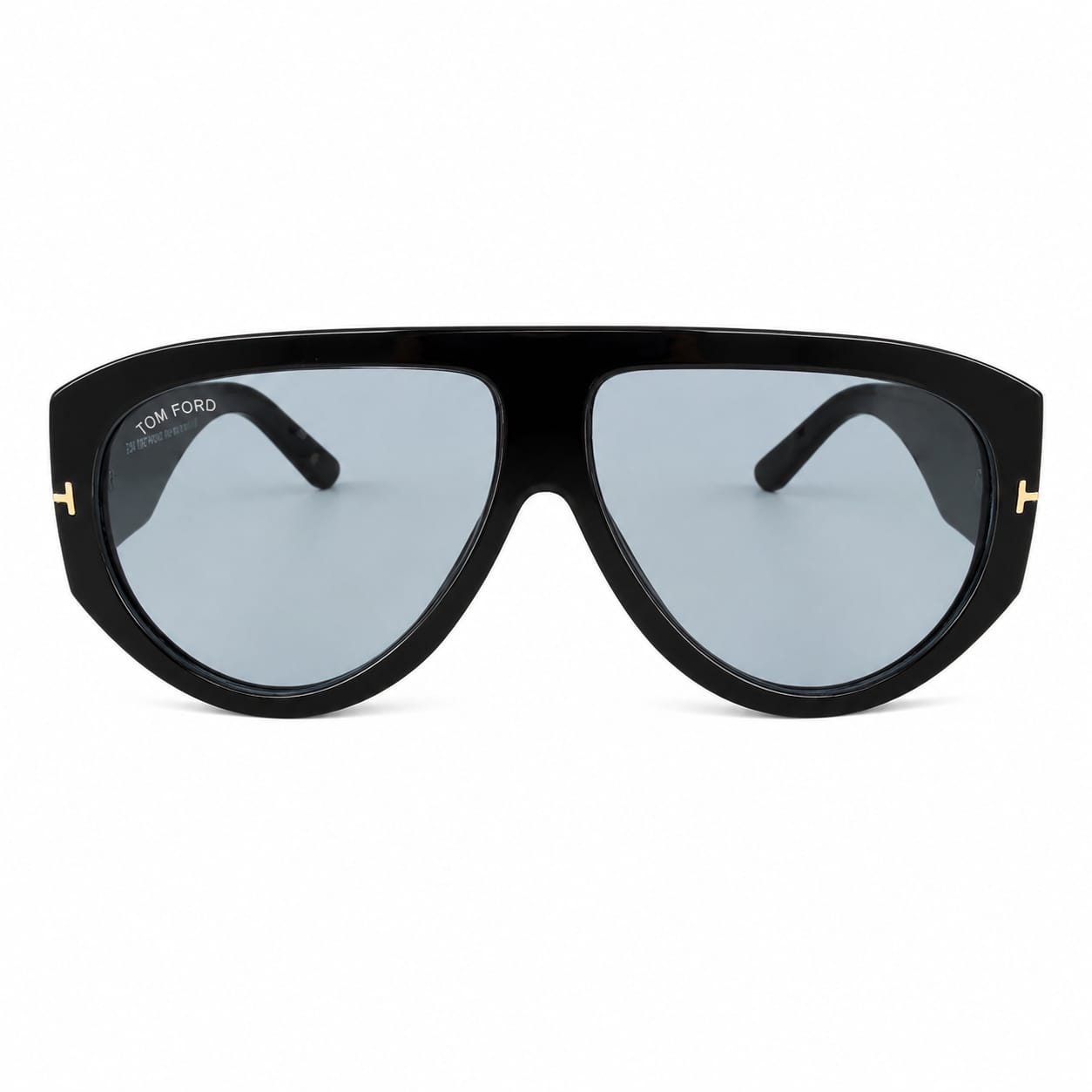 TF - OVERSIZE - SHEILD AVIATAR - BOLD - BLACK - AQUA LENSES - PREMIUM - UNISEX