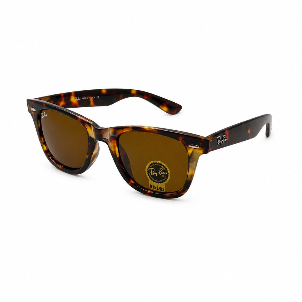 RB 2140 - CLASSIC WAYFARER - ACETATE - TORTOISE - BROWN - DIAMOND HARD GLASS - PREMIUM - UNISEX
