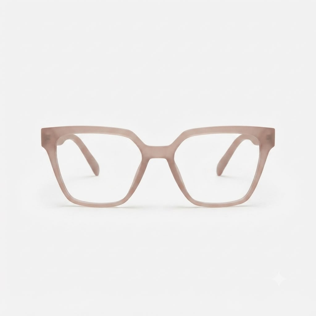 EYEWEAR 6615 - WOMEN - CATEYE SQUARE - FROSTED BEIGE - DAILYWEAR