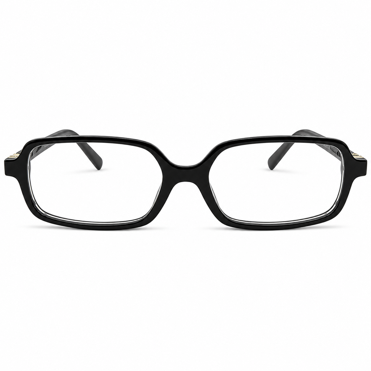 MIU MIU 5520 - TRENDY - SLEEK - SOFT RECTANGULAR - BLACK - WOMEN