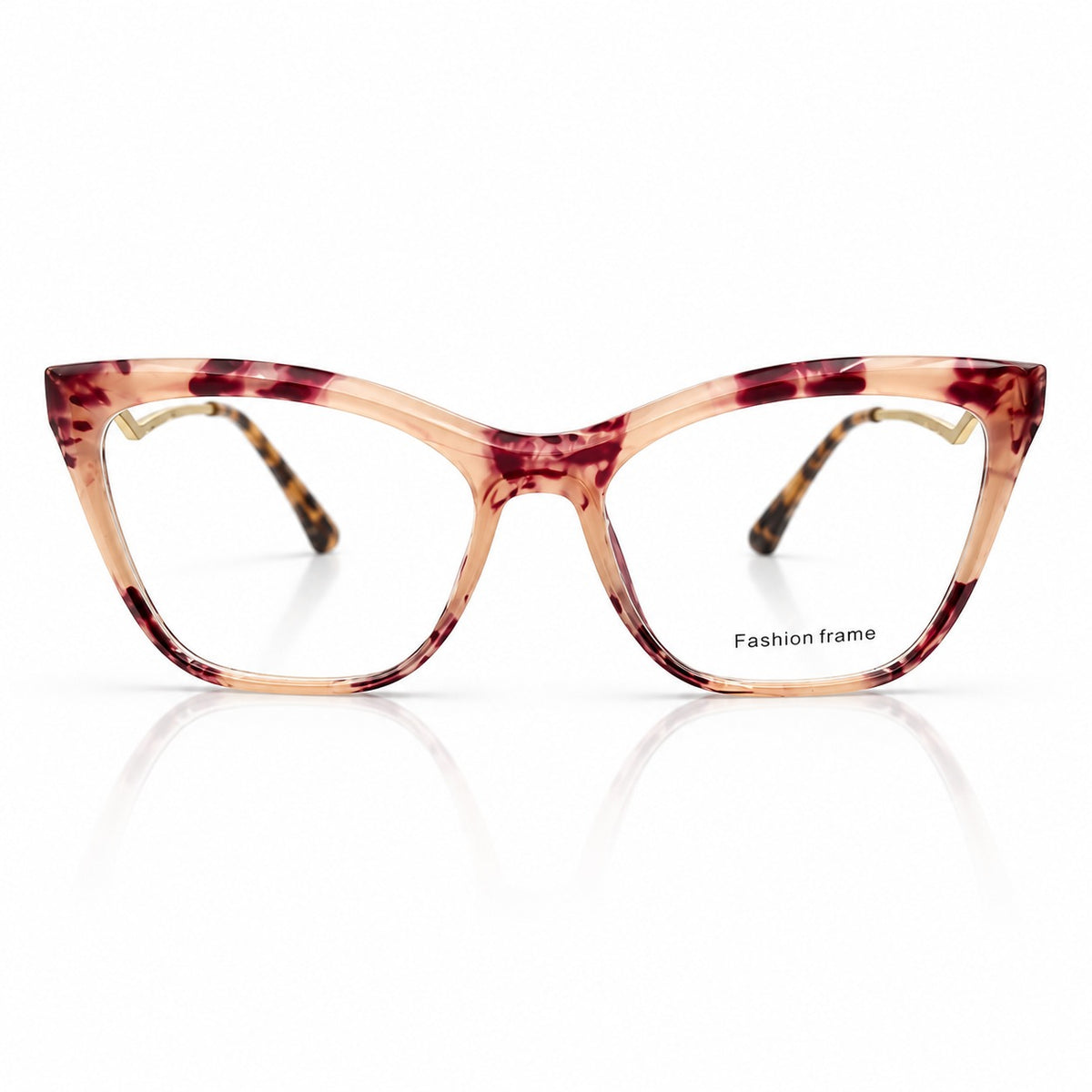TR 5055 - EYEWEAR - LADIES - CATEYE - PEACH TORTOISE - OVERSIZED