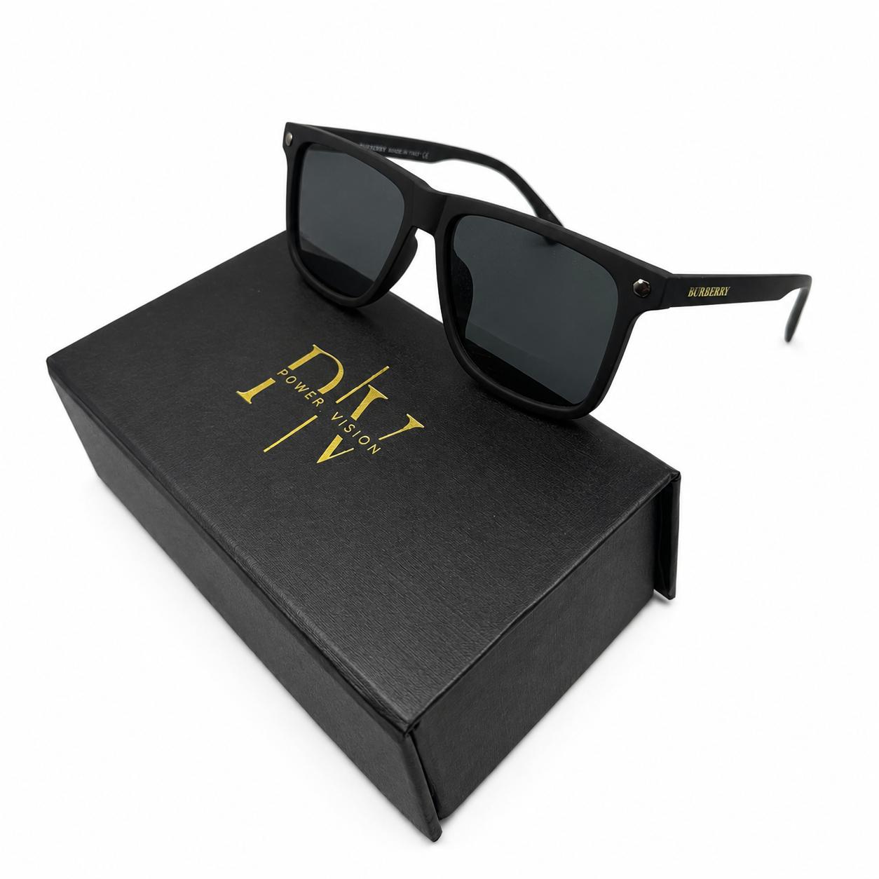 BB 4182 - SUNGLASS - MATTE BLACK - SQUARE - UV - PREMIUM - UNISEX