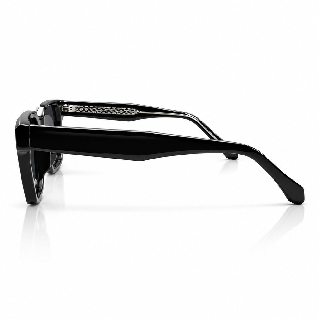 MOSCOT 2349 - ACETATE - ANGULAR SQUARE - BLACK - UV - QUALITY