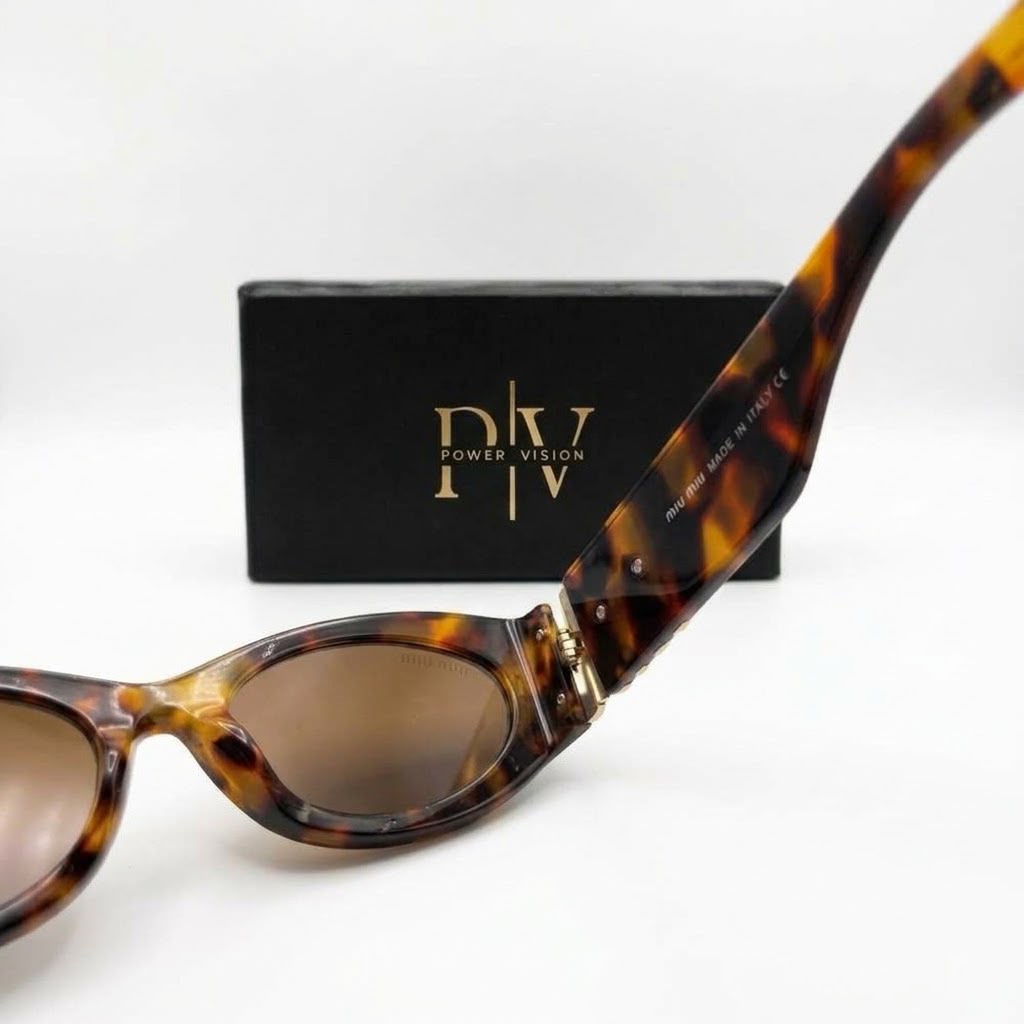 MIU MIU 6152 - BOLD - TRENDY - OVAL CATEYE - TORTOISE - BROWN - WOMEN