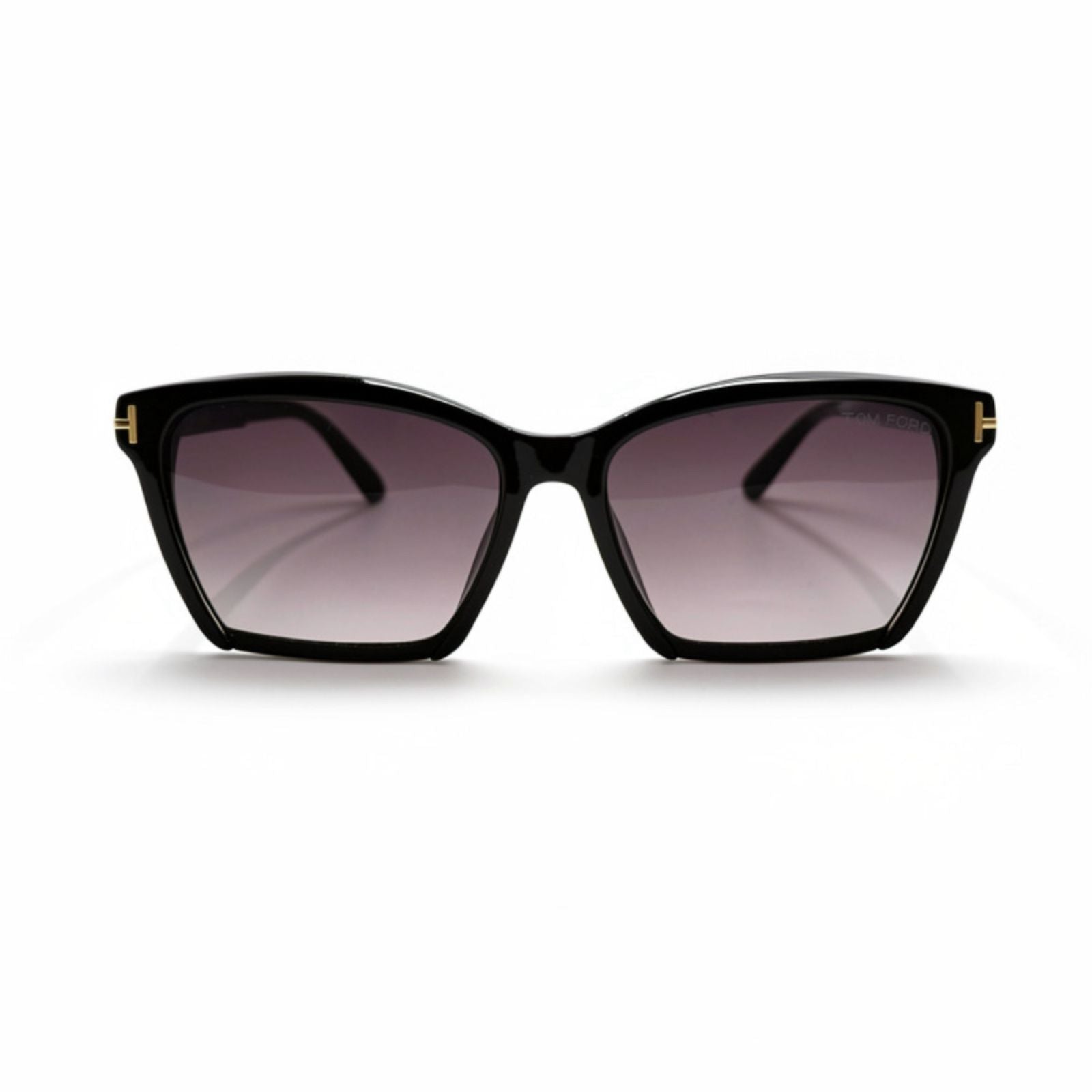 TF 99216 - SUNGLASS- CAT EYES - ACETATE - BLACK - WOMEN - PREMIUM