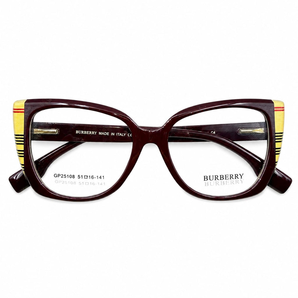 BB 25108 - GORGEOUS - BURGUNDY - BUTTERFLY CATEYE - SPRING SIDES