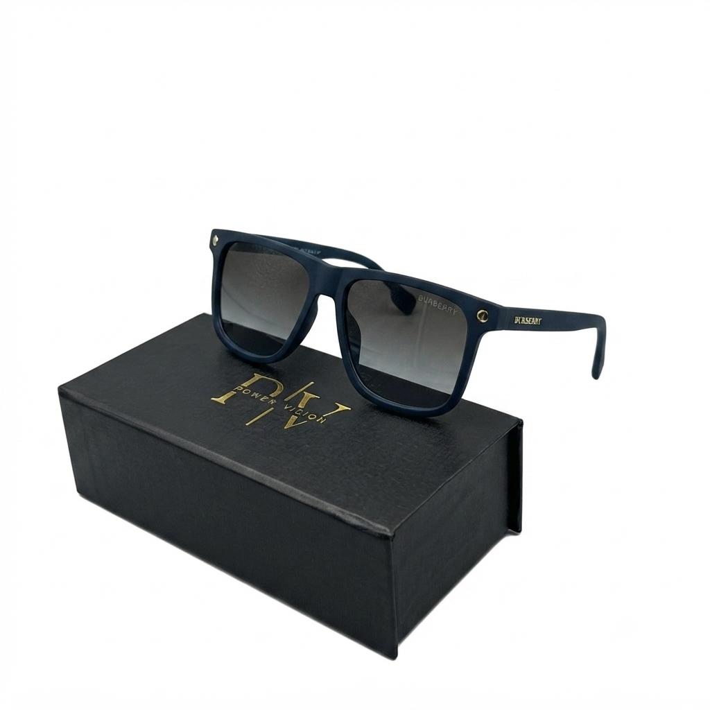 BB 4182 - SUNGLASS - MATTE BLUE - SQUARE - DOUBLE SHADED - LIGHTWEIGHT