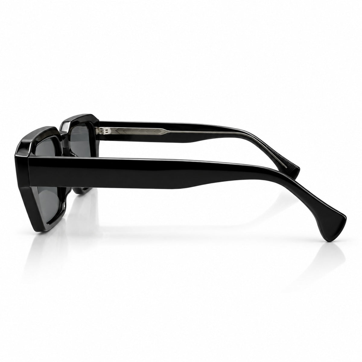 CR 2343 - CUT SQUARE - BOLD - BLACK - ACETATE - SIMPLICITY