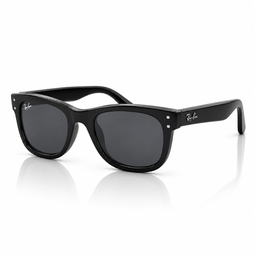RB R05025 - WAYFARER REVERSE - ACETATE - SQUARE - BLACK - HIGH QUALITY