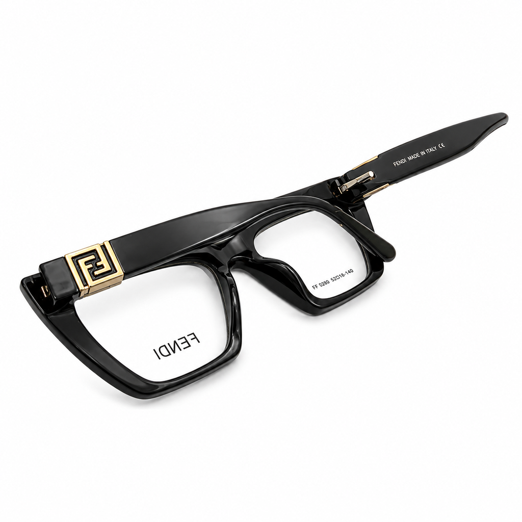 FN 23210 - FLAT TOP CATEYE - BOLD - BLACK - WOMEN - DESIGNER
