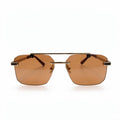 OW 3152 - SUNGLASS - RIMLESS - DOUBLE BEAM - GOLDEN - BROWN - MEN