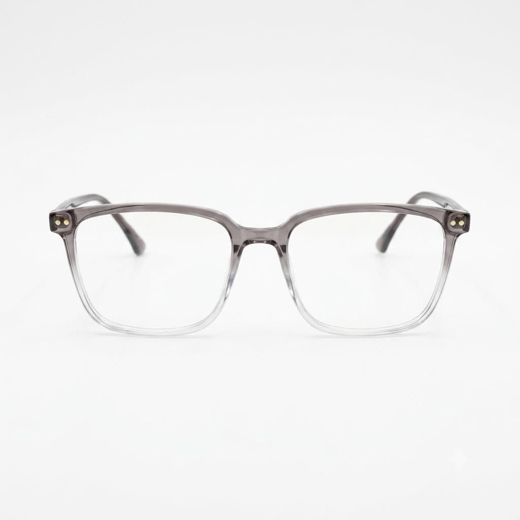 TR 251127 - EYEGLASS - SQUARE - GREY TWO TONE - WEIGHTLESS - UNISEX