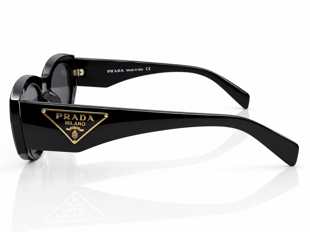 PR 6081 - GORGEOUS - BOLD - BLACK - OVAL CATEYE - WOMEN - PREMIUM