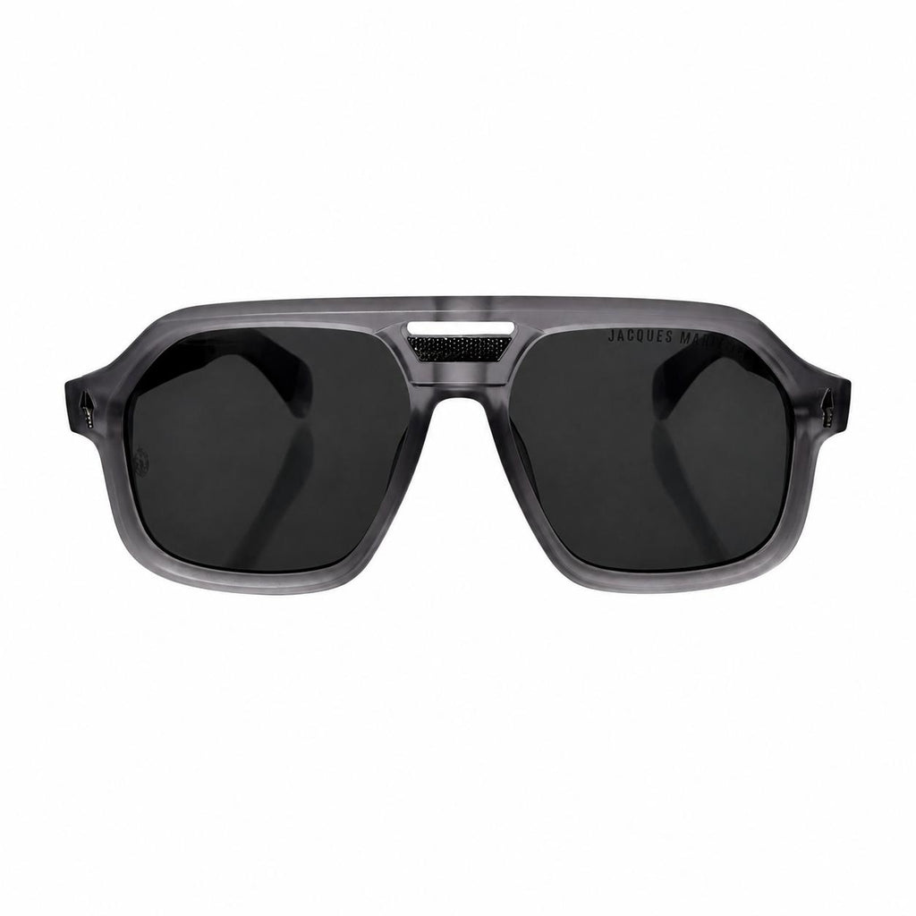 DITA 98408 - PREMIUM - OVERSIZED GEOMETRIC SQUARE - MATTE GREY - GUN METALLIC - MEN - ACETATE