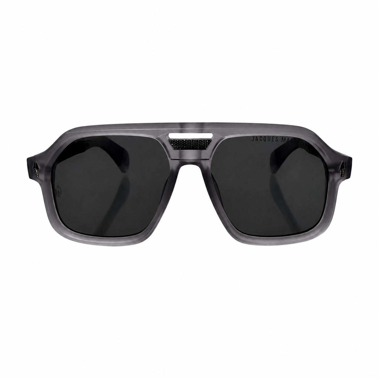 DITA 98408 - PREMIUM - OVERSIZED GEOMETRIC SQUARE - MATTE GREY - GUN METALLIC - MEN - ACETATE