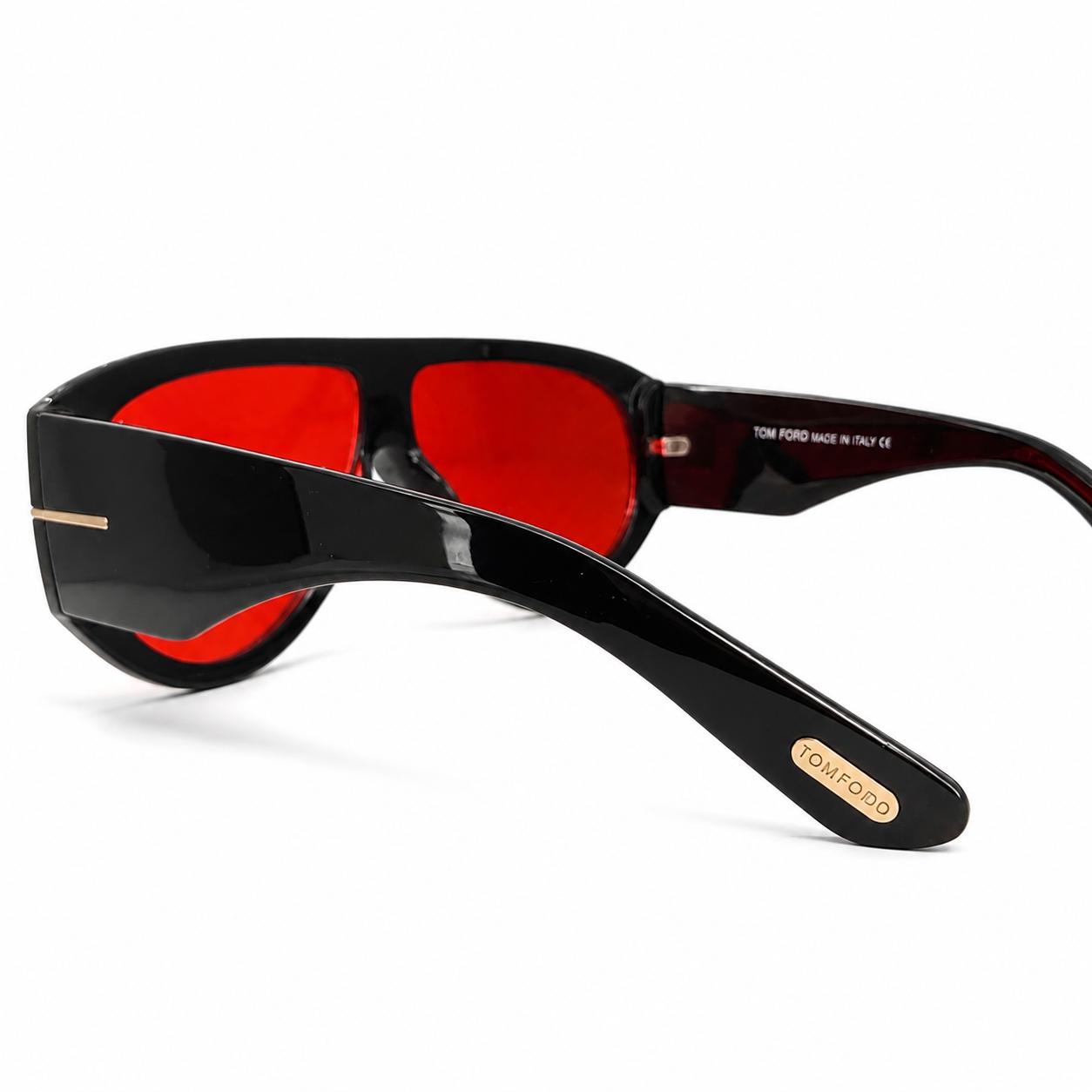 TF - OVERSIZE - SHEILD - AVIATAR - BOLD - BLACK - RED - PREMIUM - UNISEX