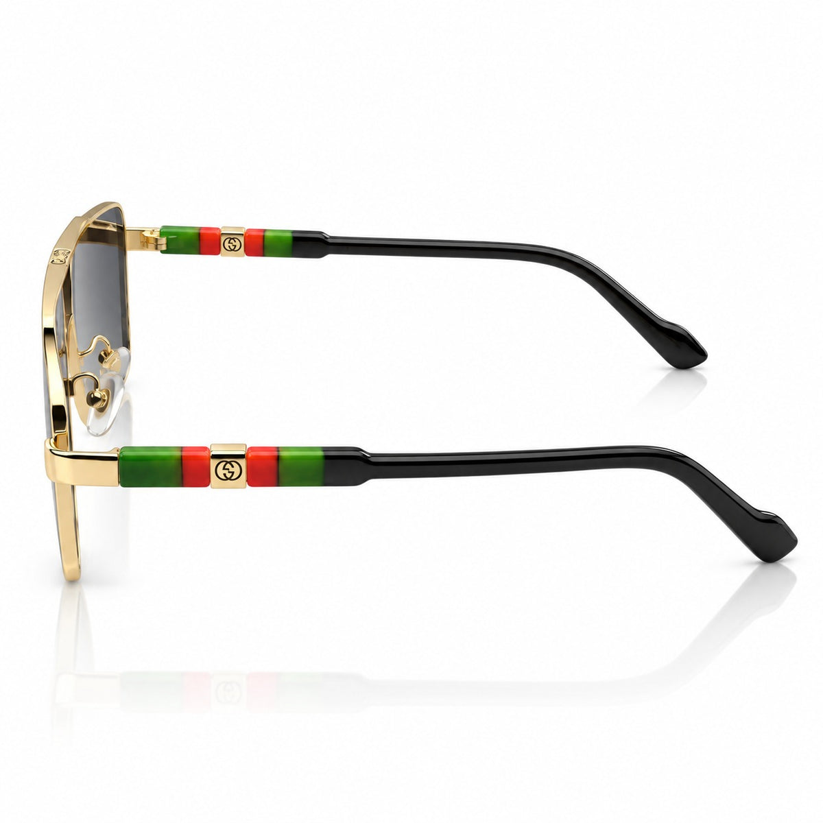 GC 23180 - NAVIGATOR SQUARE - GOLDEN BLACK - DETAILING - UNISEX