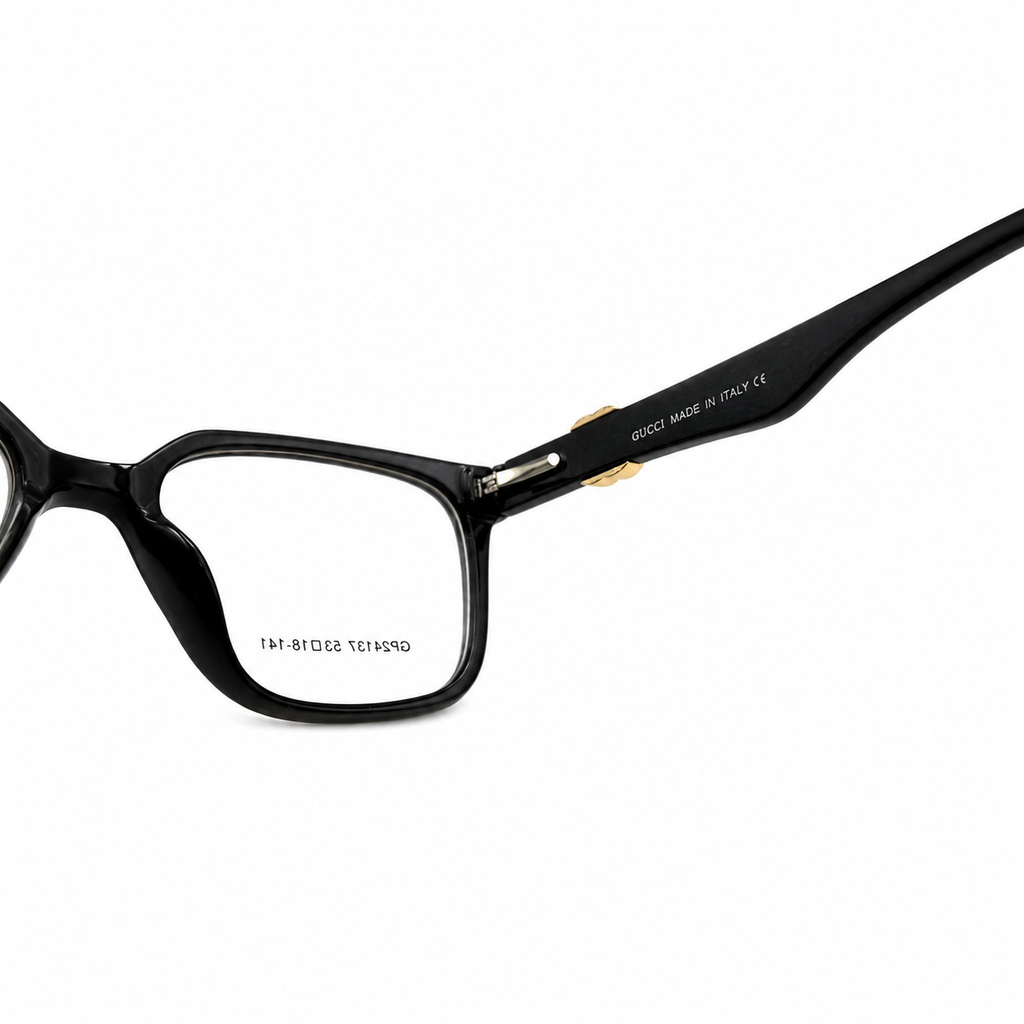 GC 24137 - SLEEK - SQUARE - BLACK - BRANDING FLEXIBLE TEMPLES - PRESCRIPTION EYEWEAR - PREMIUM