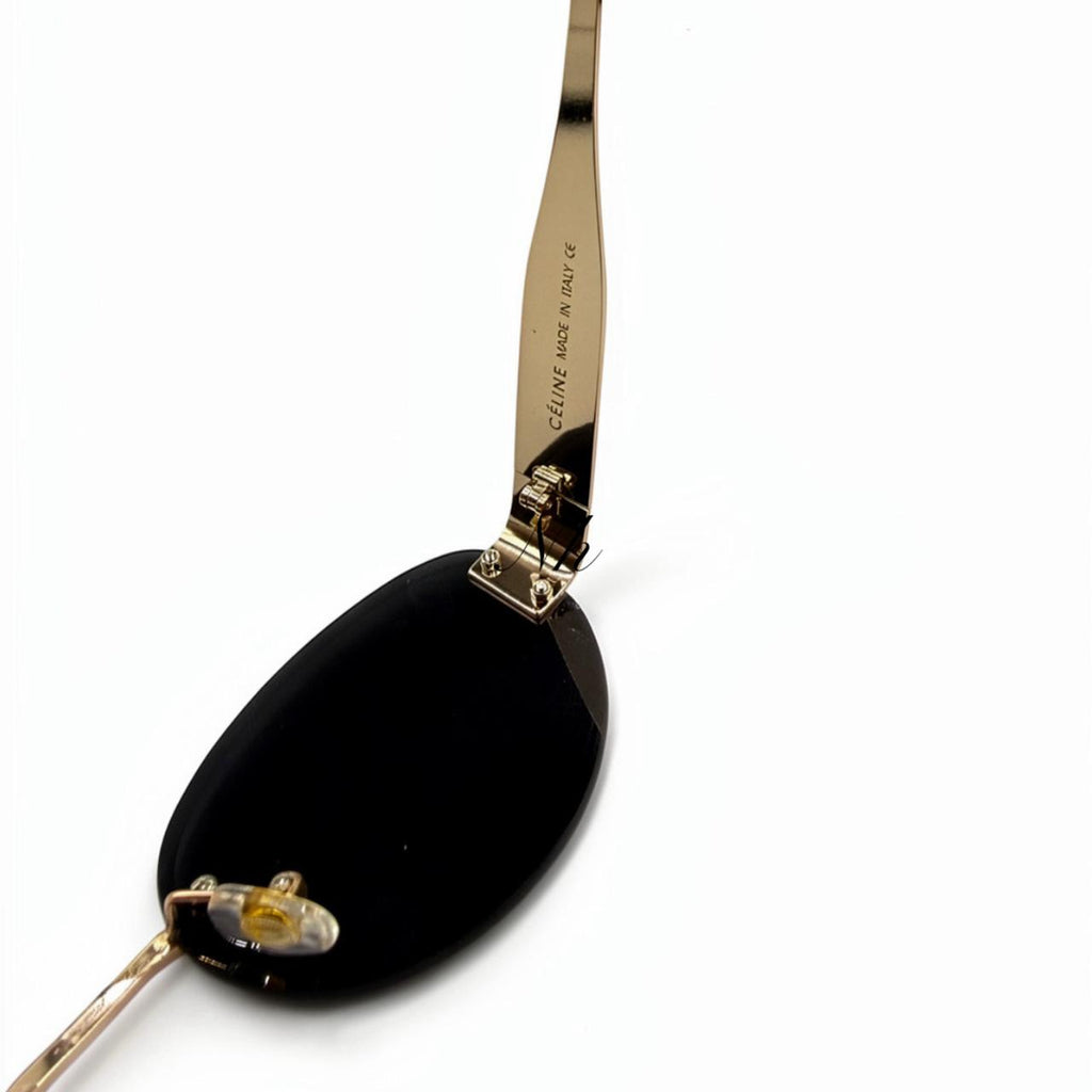 CELINE 98266 - SUNGLASS - LADIES - RIMLESS - GOLDEN BLACK - PREMIUM