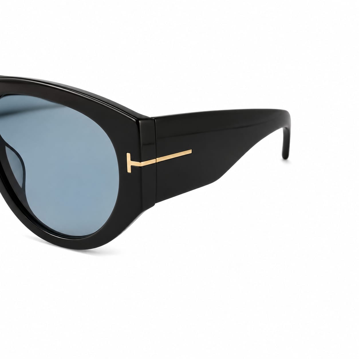 TF - OVERSIZE - SHEILD AVIATAR - BOLD - BLACK - AQUA LENSES - PREMIUM - UNISEX