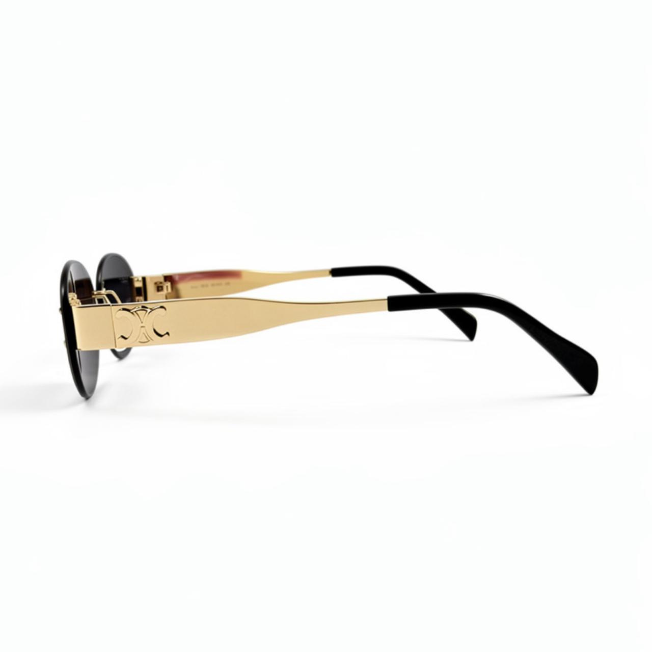 CELINE 98266 - SUNGLASS - LADIES - RIMLESS - GOLDEN BLACK - PREMIUM