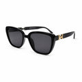 HERMES 33120 - SUNGLASS - LADIES - CATEYE - UV - BLACK